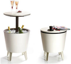 Keter Cool Bar műanyag kerti bár asztal krém - barna (230900)