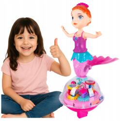 Stator Hableány baba Hercegnő Interaktív Táncoló Led Zene Elhalad az akadályok mellett (Z2084)