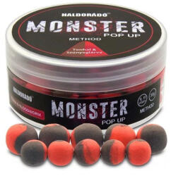 Haldorádó Monster Method pop up, 9, 11 mm, tonhal és szúnyoglárva, barna-piros, 30 g (HD33209)