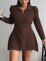 Shein Barna Kötött Ruha Mini (1XL) (605774)