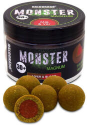 Haldorádó Monster Magnum oldódó, 30 mm, máj és vér, ezüst, csíkos, 200 g (HD27000)