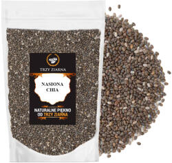 Trzy ziarna Chia Mag 1kg Spanyol zsálya mag természetes minőség Trzy Ziarna (NASIONA CHIA 1kg)