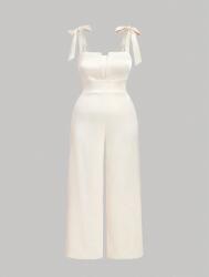 Shein Szatén Overál Ekrü (2XL) (605551)