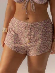  Aralina Sárgabarack Mintás Rövidnadrág (4XL) (605654)