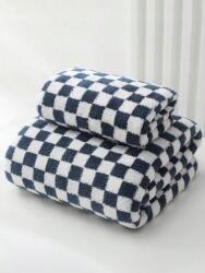  Shein Kétszínű Fürdőszobai Törölköző Minta (606279)