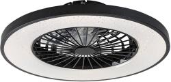 Rábalux Dalfon 2 fekete-fehér LED mennyezeti ventilátoros lámpa (RAB-71334) LED 1 izzós IP20