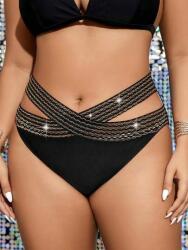 Shein Fekete Fürdőnadrág (3XL)