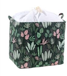  Cos pentru jucarii si rufe cu snur FLOWERS 50x40x50 cm