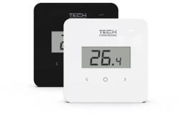 TECH EU-R-8b PLUS VEZETÉK NÉLKÜLI SZOBATERMOSZTÁT PÁRATARTALOM ÉRZÉKELŐVEL - fehér és fekete