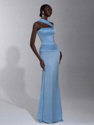 Shein Világoskék Szatén Maxi Ruha (L) (607432)