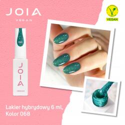 JOIA vegan Hibrid körömlakk Joia vegan 068, Zöld, csillámos, 6 ml