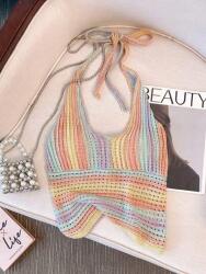 Shein Színes Nyakba Akasztható Felső (M) (605639)