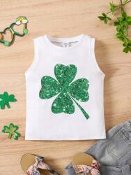 Shein Fehér Póló Nyomott Mintával (4L) (606808)