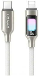 USAMS TC Series SJ749 30W USB-C to Lightning kábel 1, 2 m titán (SJ749USB02)