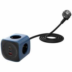 Beline Cellline Dugólapkocka 6in1 2500W USB/2xUSB-C 65W kék (320166)