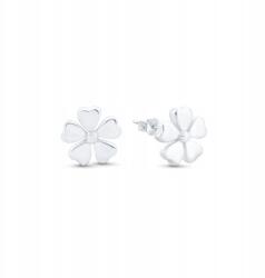  Fehérarany virág alakú fülbevaló