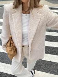 Shein Plüss Ekrü Blézer (xs)