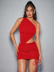 Shein Piros Szoknya Felső Szett (xs) (599457)