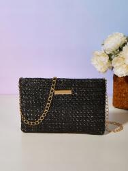 Shein Kis Fekete Borítéktáska (608550)