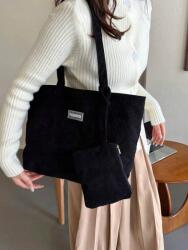 Shein Fekete Kézitáska Tote Tasak