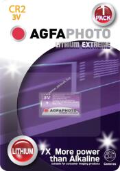 AgfaPhoto CR2 3V fényképezőgép elem 1db/csomag lítium