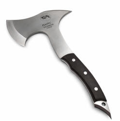 Depox Topor multifunctional din otel cu maner ergonomic si spargator geam, DEPOX®, 31 cm, maro (0165)