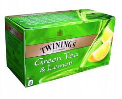 TWININGS Zöld tea "Zöld tea és citrom", citrom, 25x1, 6 g, Twinings (070177173159)