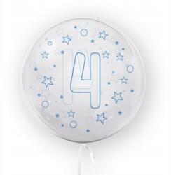 2MStalSystem Lufi 45 CM - Szám 4 Csillag Kék Tubus