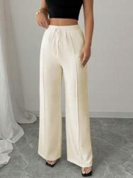 Shein Ecru Egyenes Nadrág (s)