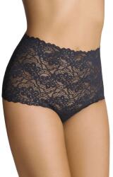 Emili Enrica magas derekú bugyi, fekete, S