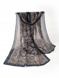 Shein Sötétkék Mintás Sál (605632)