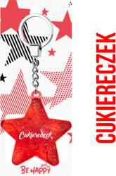 Be Happy Kulcstartó dísz műanyag Be Happy Cukorka (5900094221464)