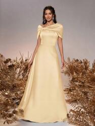 Shein Sárga Szatén Maxi Ruha (s) (607694)