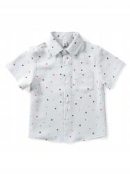  Ochenta Szürke Rövid Ujjú Ing Mintás (8L) (606099)