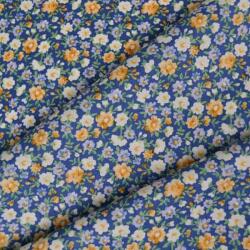 Takoy Popelín pamut anyag Kika kék