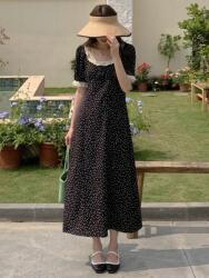 Dazy Fekete Ruha MIDI Pöttyös (XL) (607076)