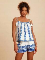 Shein Fehér Rövidnadrág Felső Szett (s) (606002)