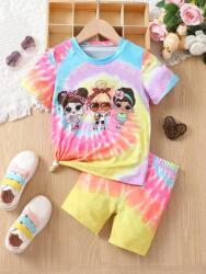 Shein Színes Rövidnadrág Szett Póló (5L) (605930)