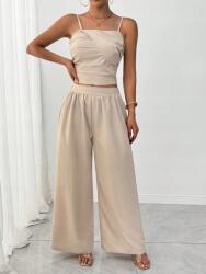 Shein Bézs Nadrág Felső Szett (M) (606742)