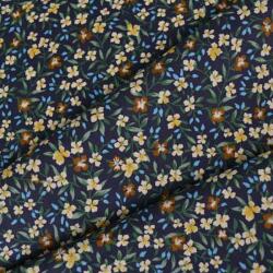 Takoy Popelín pamut anyag Jane sötétkék