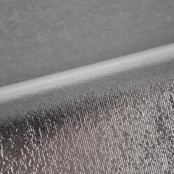 Takoy Jersey poliészter anyag/ lamé Ben - ezüst színű