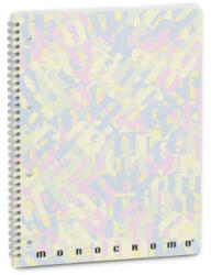 Pigna Spirálfüzet Pigna Monocromo MULTICOLOR A/4 100 lapos kockás (02331365M)