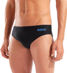 arena hyperflow men's solid swim briefs black / blue cosmo l - uk36