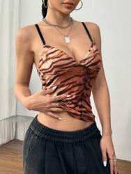 Shein Mintás Vállpántos Felső (s) (606037)