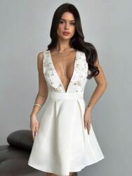 Shein Ekrü Mini Ruha Hímzéssel (L) (606529)