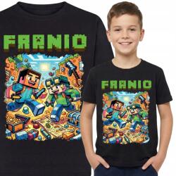 Miłym Druczkiem Póló Minecraft Gyerek Póló Névvel Ajándékba 122 cm (Minecraft)