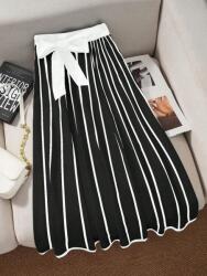 Shein Fekete Maxi Szoknya Övvel (XL) (607145)