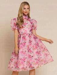 Shein Rózsaszín Virágmintás Ruha (M) (606509)