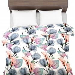 Sense Sam paplanhuzat antiallergén 140x220 100% Természetes Pamut Virágok (granat 140x220)