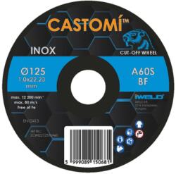 IWELD Vágókorong 125x1 CASTOMÍ fém-inox (2CWI2212510A60)